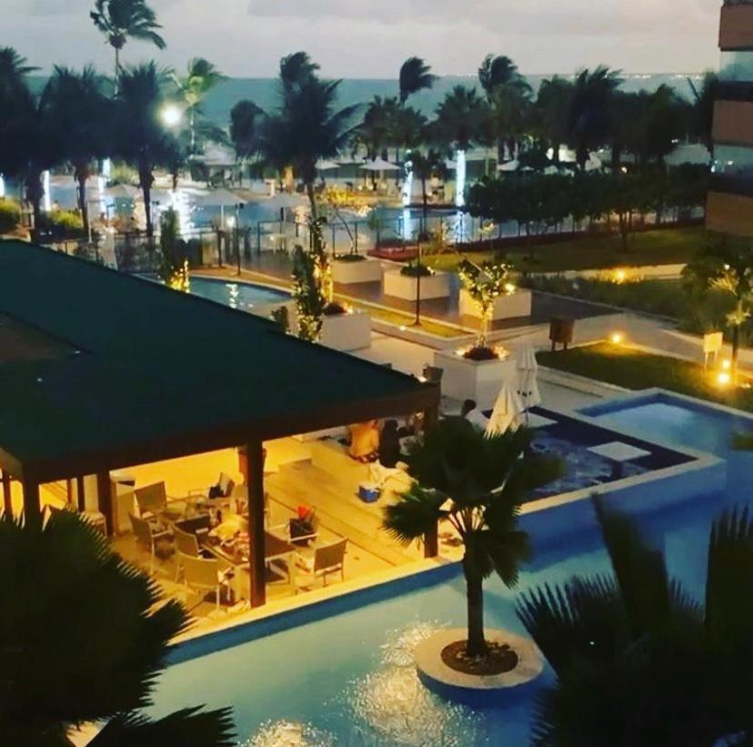 Apartamento A Beira Mar Com Piscina Estilo Resort กาเบเดโล ภายนอก รูปภาพ